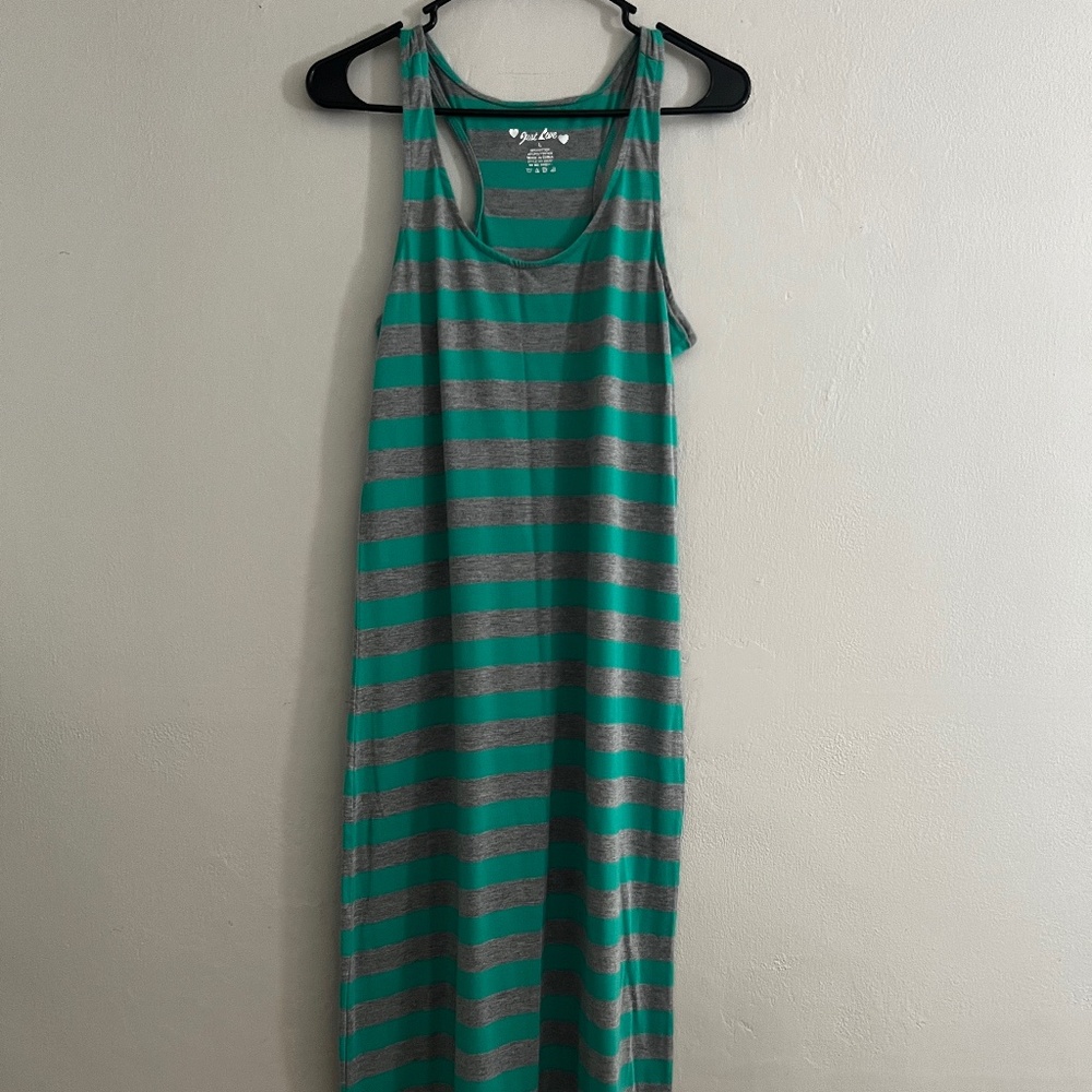 Striped maxi